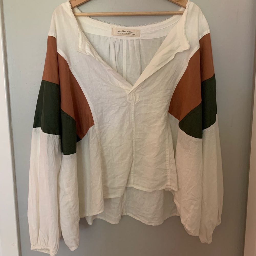 Free People parachute blouse